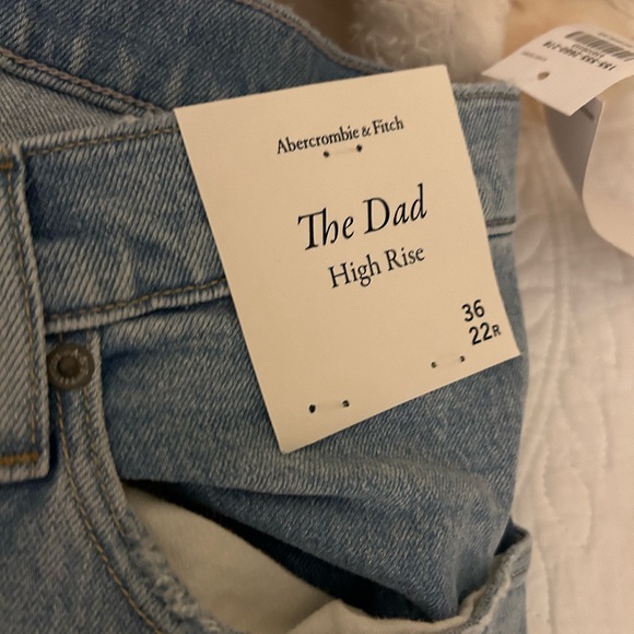 Abercrombie and fitch Brand new with women’s XXL 36 women’s dad jeans - Picture 2 of 5